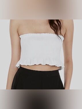 Women’s Express Olivia Culpo Tube Top - White Size M NWT